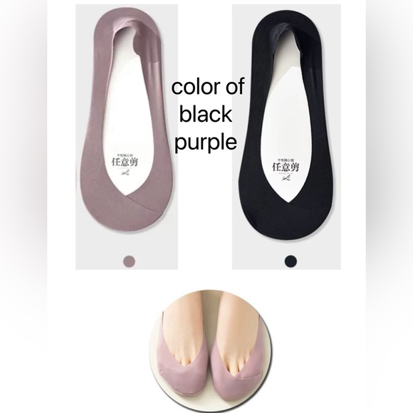 Women non slip invisible socks 2 pairs - Picture 5 of 5